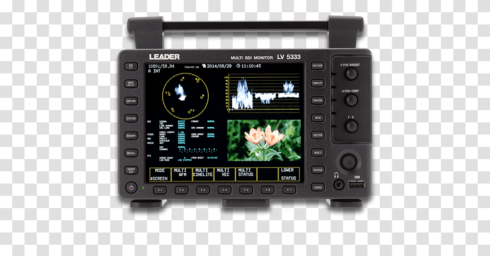 Lv 5333 Discontinued Products Waveform Monitors Video Portable, Electronics, Camera, Screen, Display Transparent Png