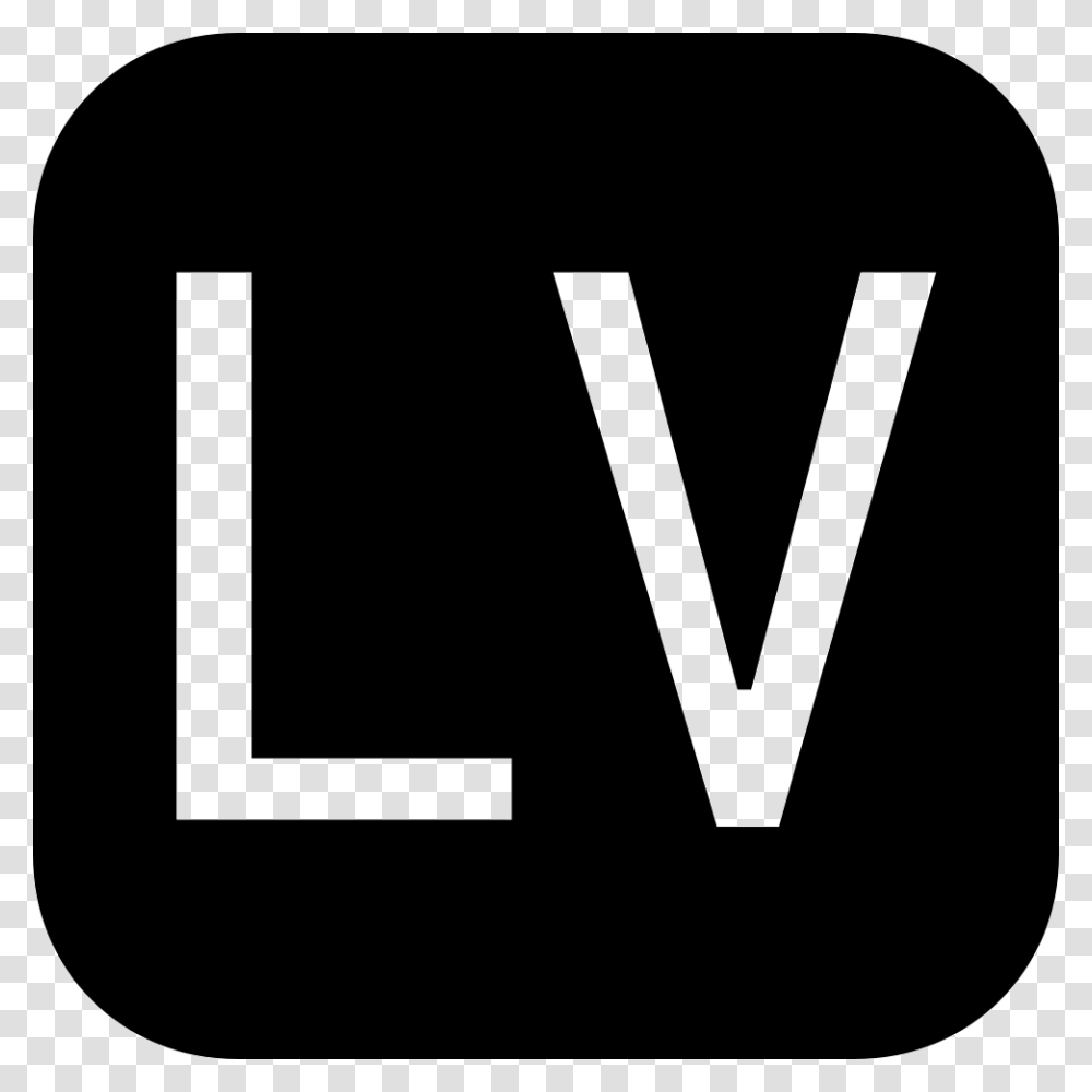 Lv Icon Free Download, Label, Word, Alphabet Transparent Png