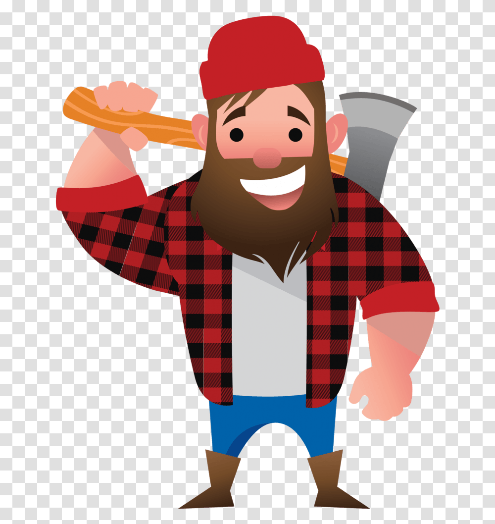Lyco Lumberjack Man Cartoon, Person, Performer, Elf Transparent Png