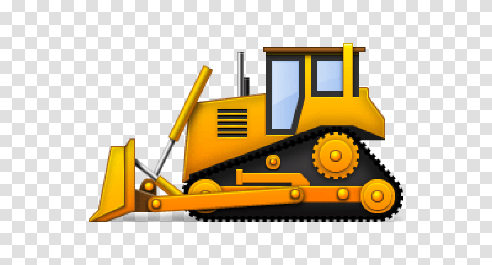 Lying Down Clipart Ict, Tractor, Vehicle, Transportation, Bulldozer Transparent Png