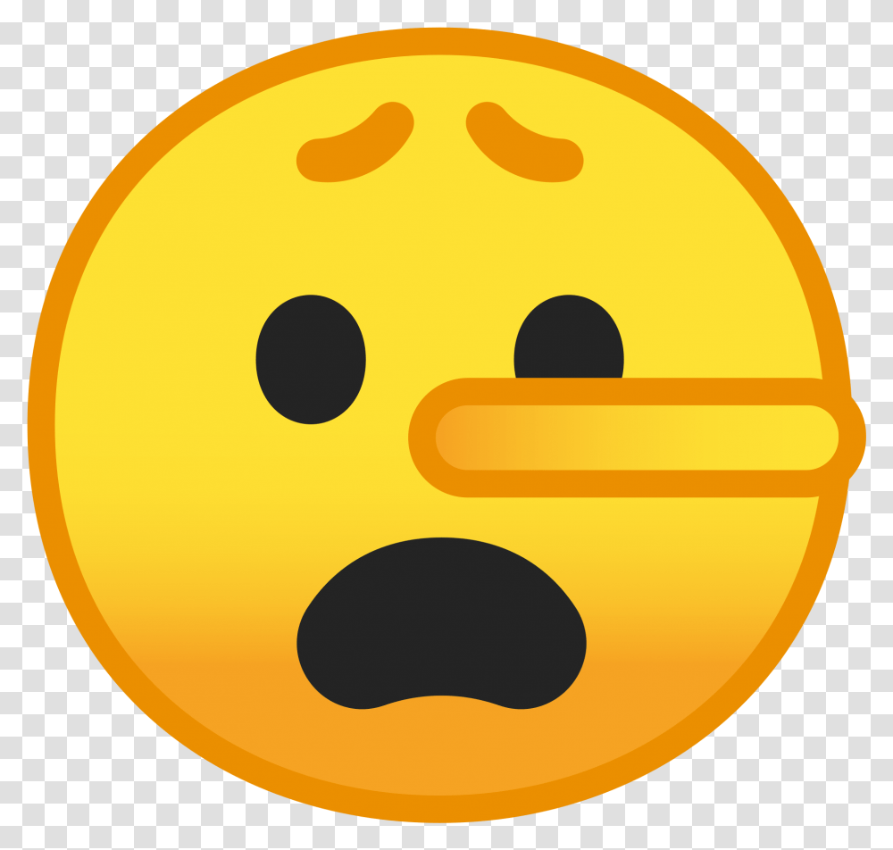 Lying Face Icon, Pac Man, Sphere, Halloween Transparent Png