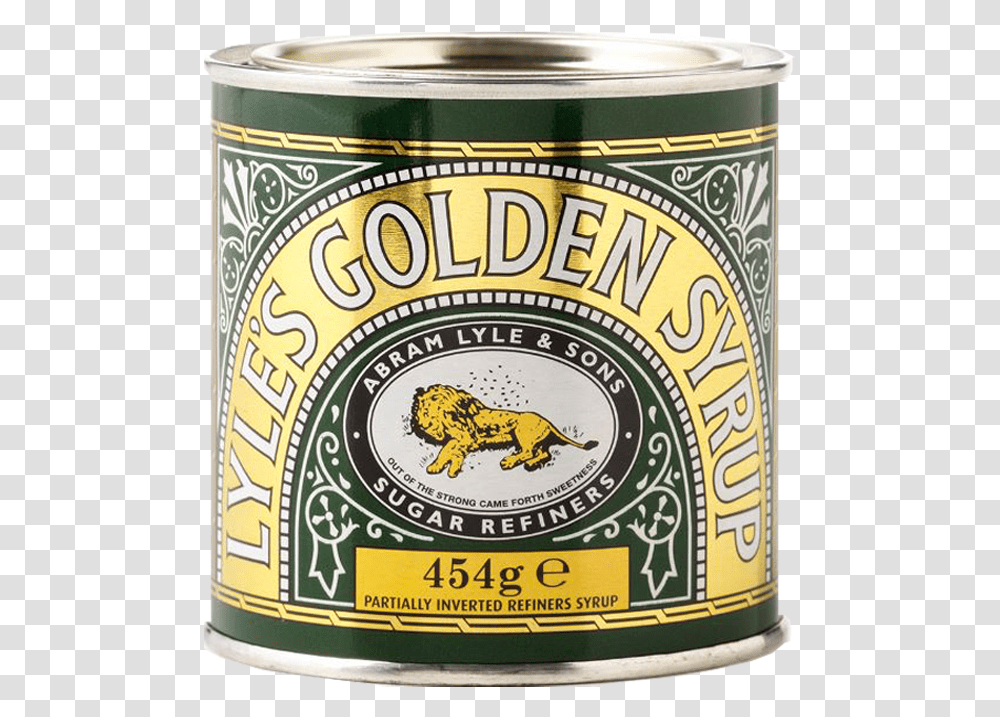 Lyles Golden Syrup Tin, Can, Beer, Alcohol, Beverage Transparent Png