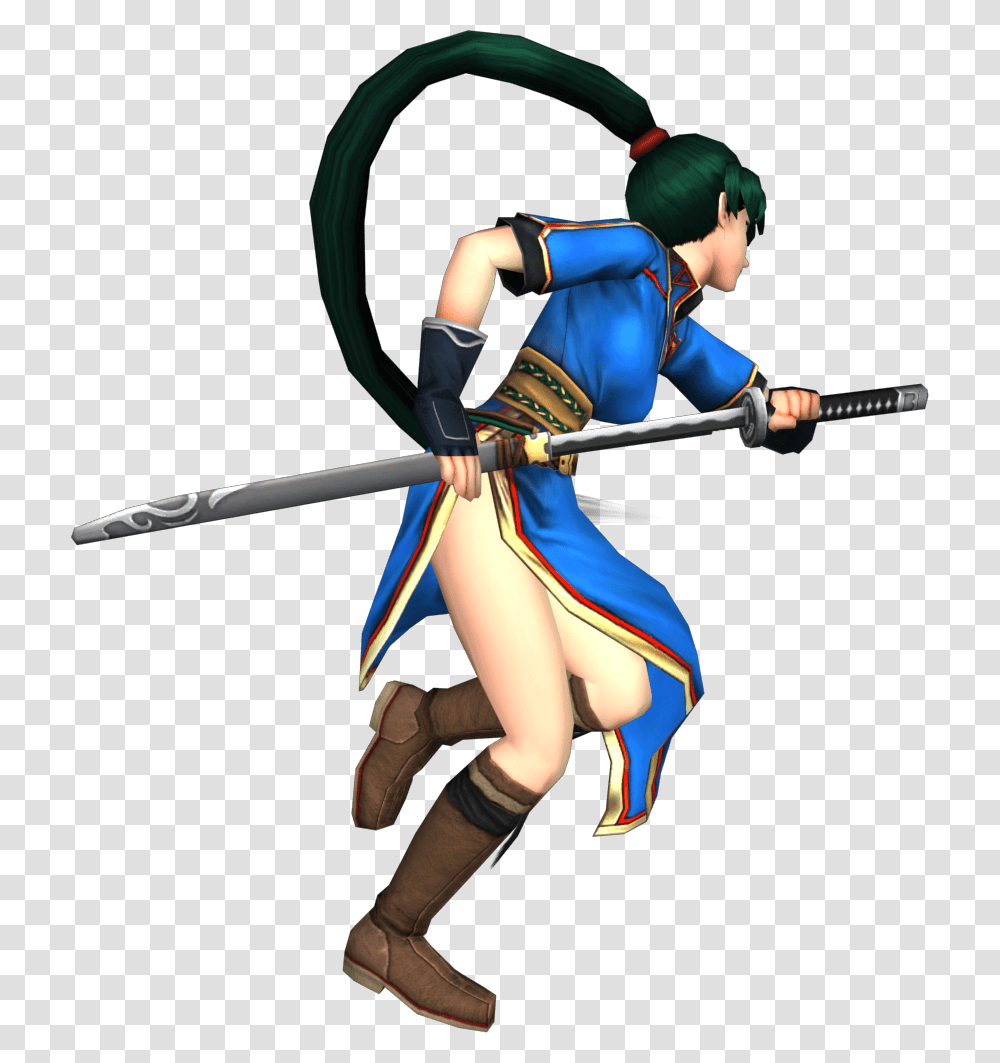 Lyn Us Side2 Super Smash Bros Ultimate Lyn, Person, Human, Bow, Costume Transparent Png
