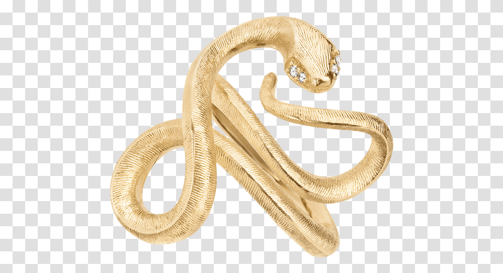 Lynggaard Snakes Ring In 18k Yellow Gold And Diamonds Twvs Serpent, Reptile, Animal, Label, Text Transparent Png