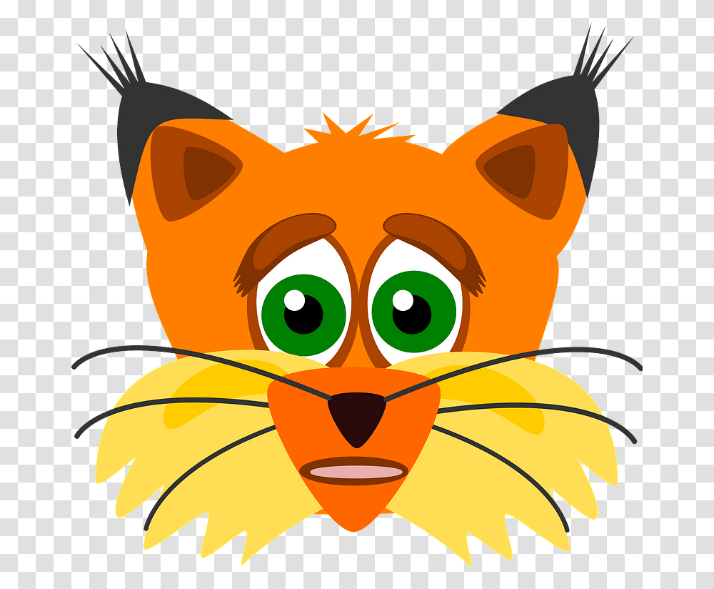 Lynx Face Clipart Sad Cat, Outdoors, Animal, Nature Transparent Png