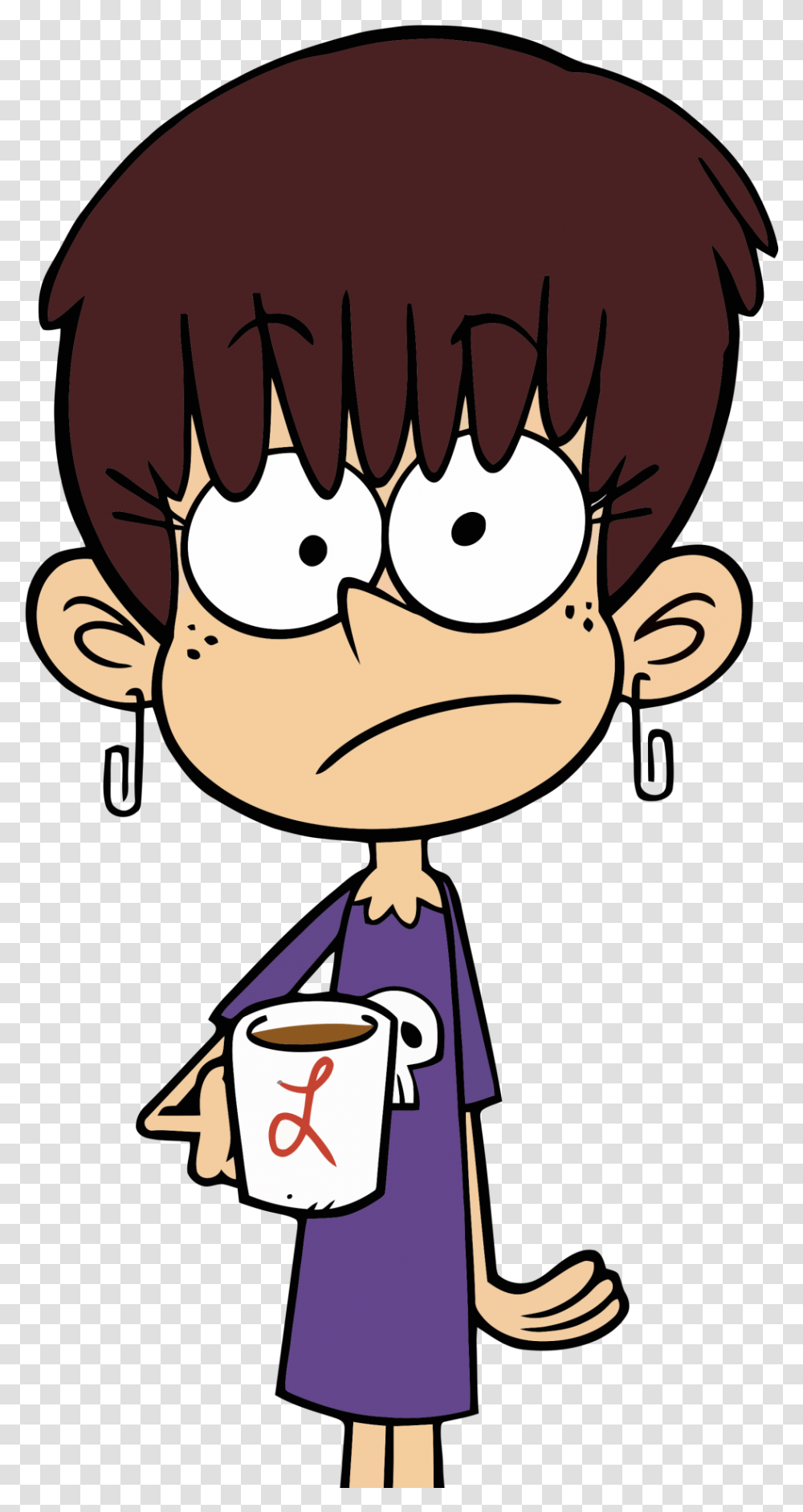 Lyra Loud House, Face, Coffee Cup, Smile, Drawing Transparent Png