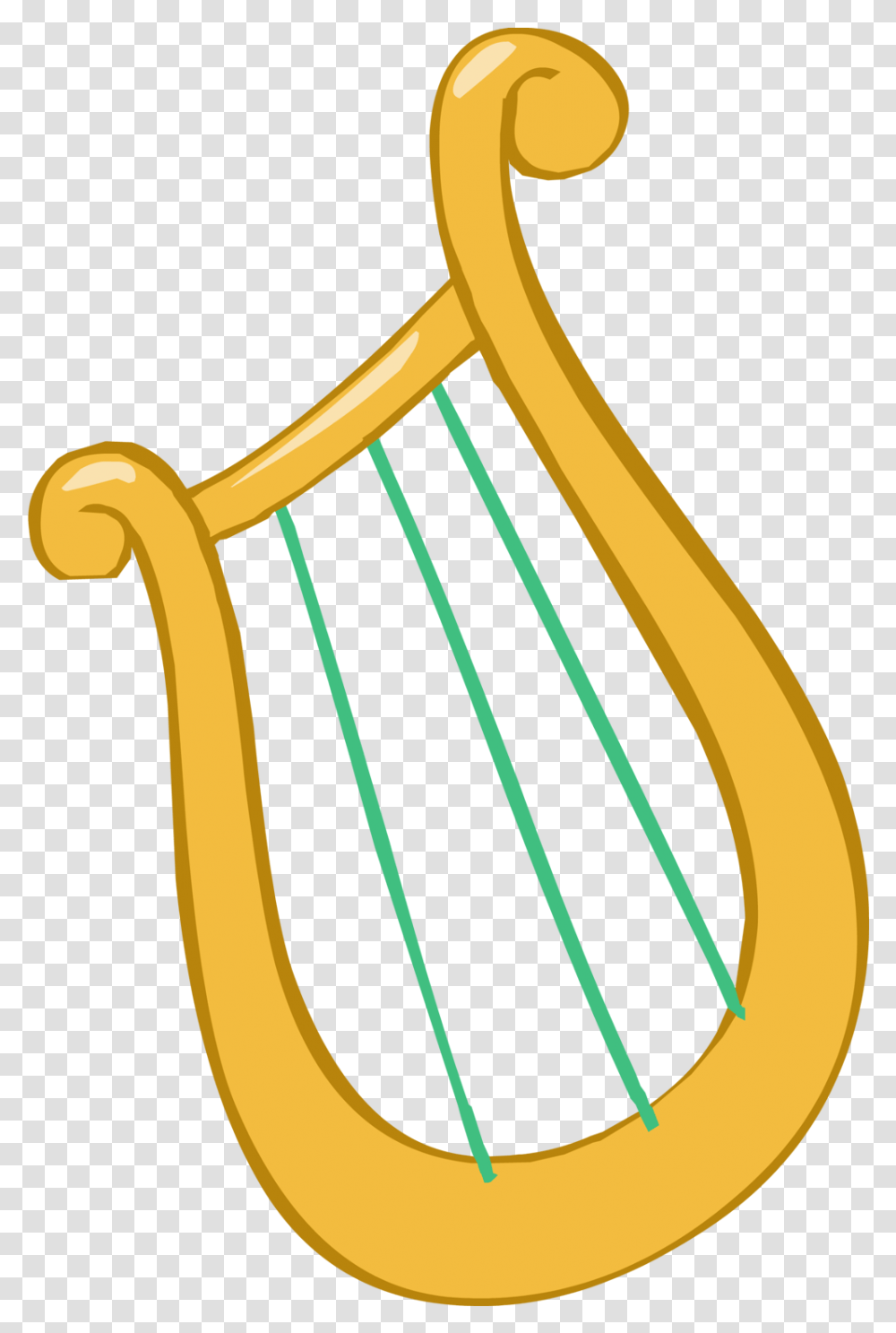 Lyre Clipart Stickpng Mlp Lyra Cutie Mark, Harp, Musical Instrument, Leisure Activities, Banana Transparent Png
