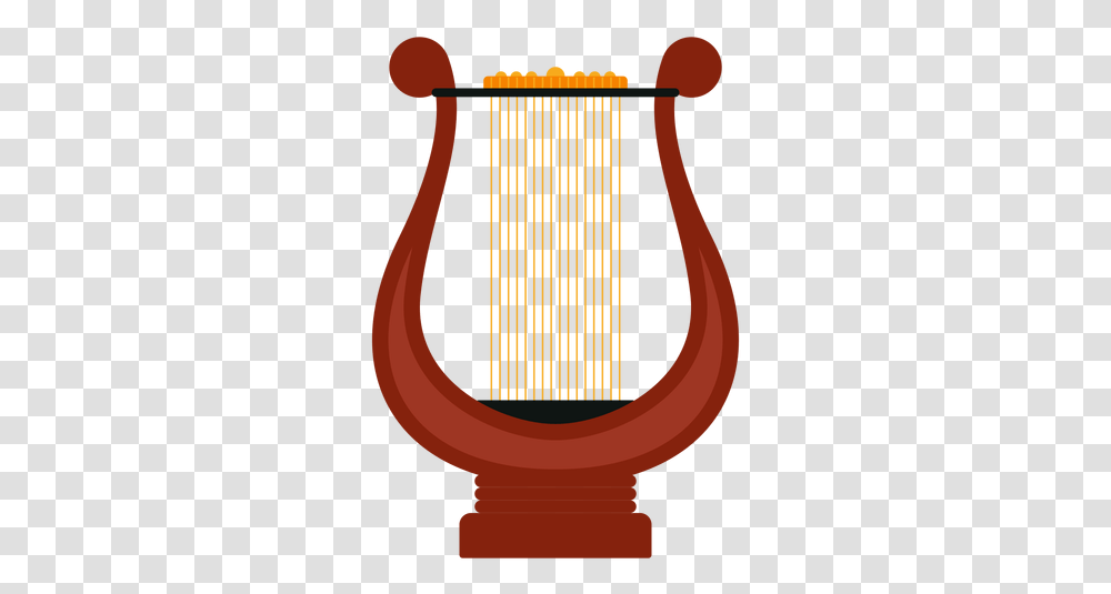 Lyre Musical Instrument Icon Wooden Lyre, Harp, Leisure Activities Transparent Png