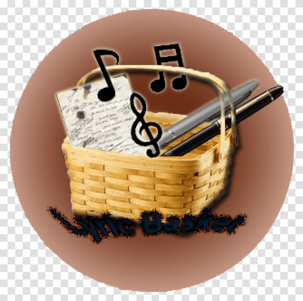Lyrics Basket Storage Basket, Birthday Cake, Dessert, Food, Shopping Basket Transparent Png