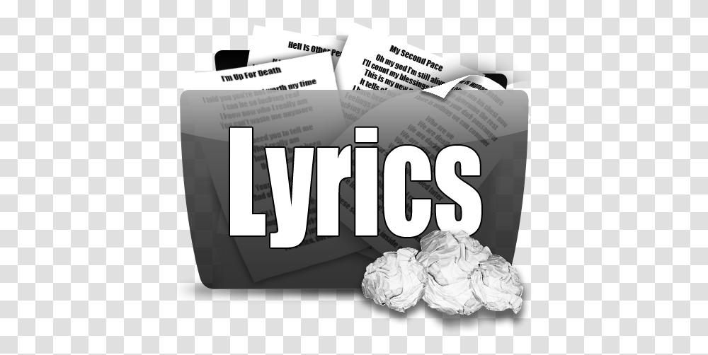 Lyrics Tinker Polka Music Lyrics Folder Icon, Paper, Poster, Advertisement, Flyer Transparent Png