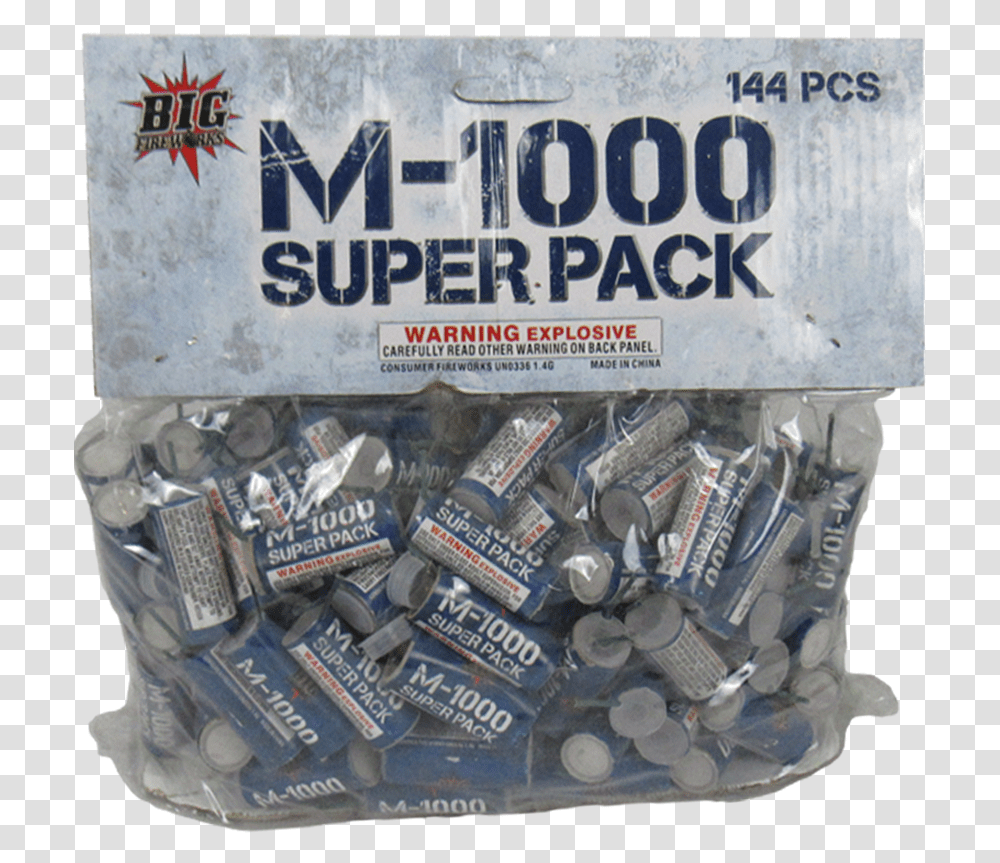 M 1000 Super Pack M1000 Firework, Food, Gum, Fuse, Electrical Device Transparent Png