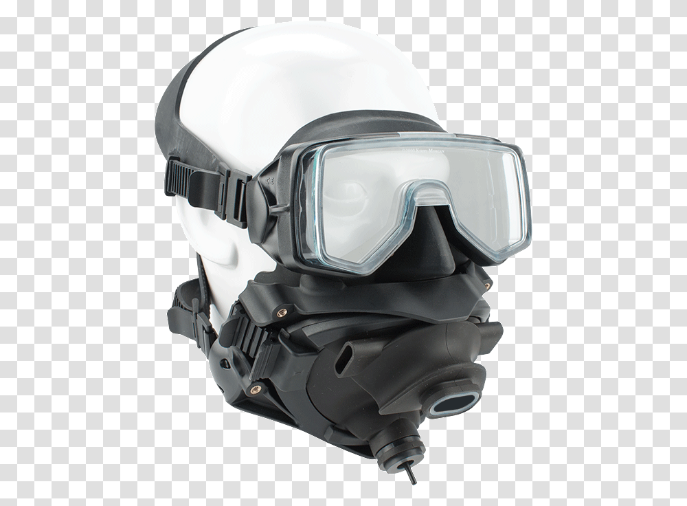 M 48 Supermask Pod Wno Regulator Kirby Morgan Mascara Facial, Helmet, Apparel, Goggles Transparent Png