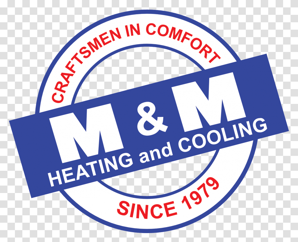 M Amp M Heating And Cooling Logo Circle, Label, Sticker Transparent Png