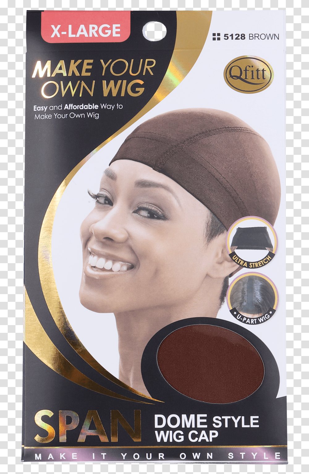 M Amp M X Large Span Dome Style Wig Cap Brown Dome Wig Cap, Apparel, Poster, Advertisement Transparent Png