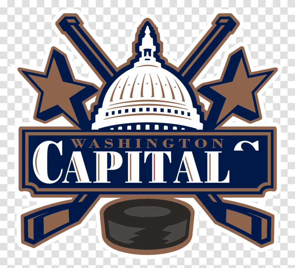 M Back Again With One Of My Nhl Logo Washington Capitals Logo History, Lighting, Symbol, Building, Text Transparent Png