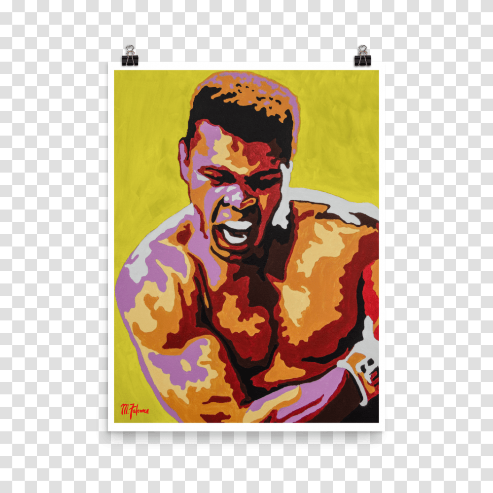 M Falconer Muhammad Ali Print, Modern Art, Person, Poster Transparent Png