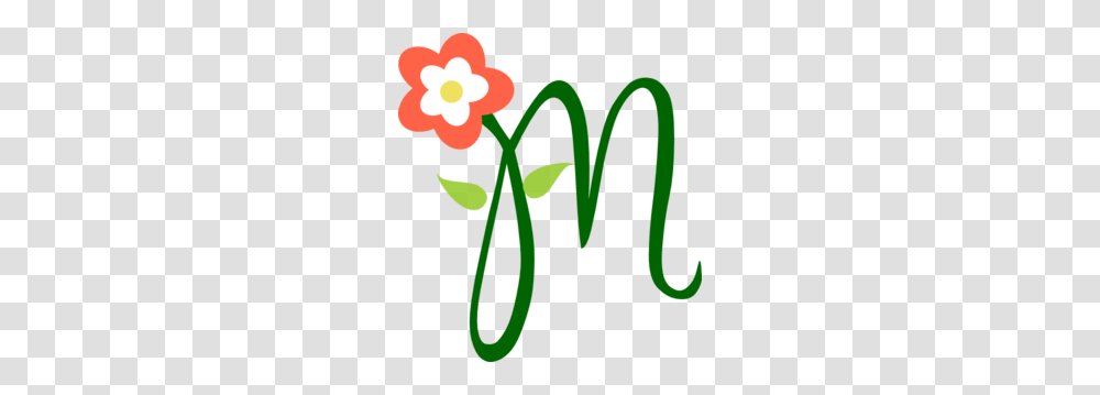 M For Mom Clip Art, Plant, Flower, Blossom Transparent Png