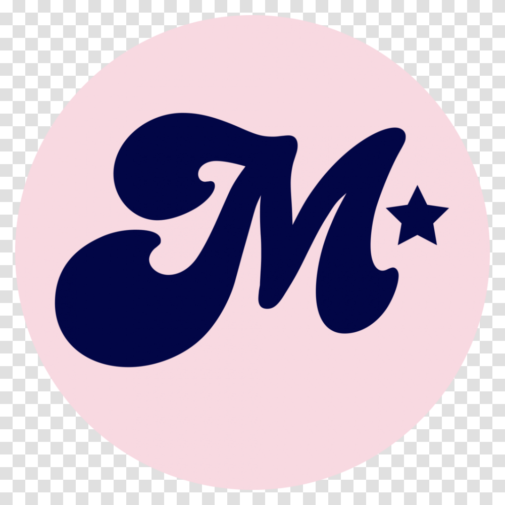 M Icon Pink Circle My Pillow Mattress, Logo, Trademark Transparent Png