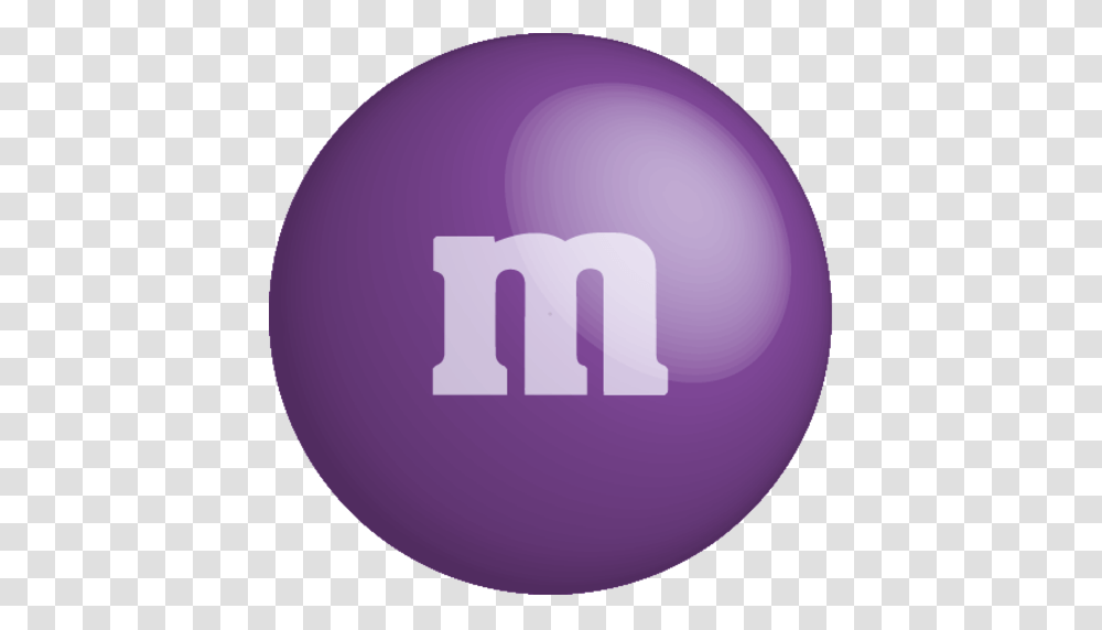 M M, Food, Sphere, Balloon, Purple Transparent Png