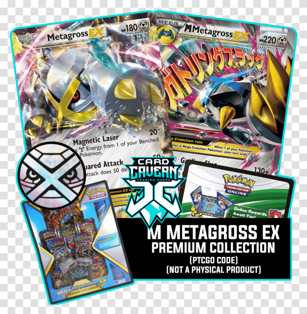 M Metagross Ex Ultra Premium Collection Pokemon, Poster, Advertisement, Flyer, Paper Transparent Png