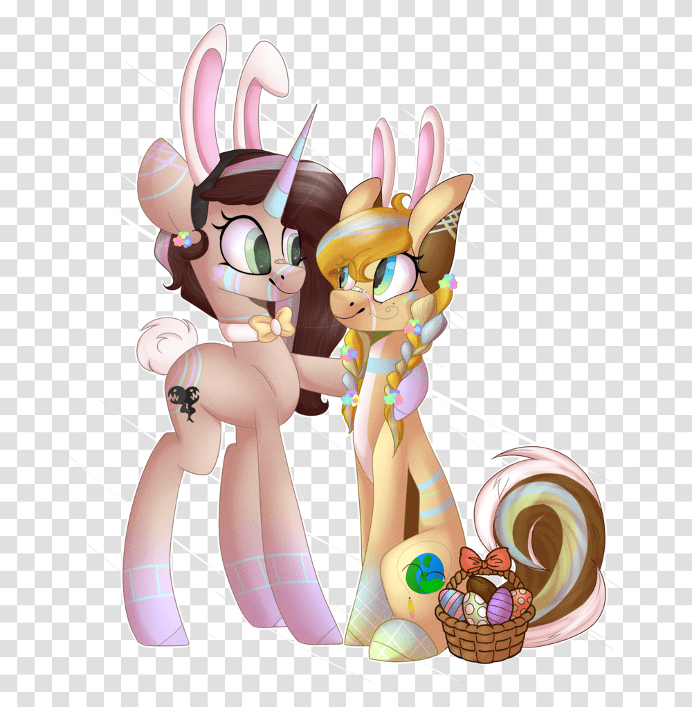 M Miamo Basket Bunny Ears Earth Pony Easter Easter Transparent Png