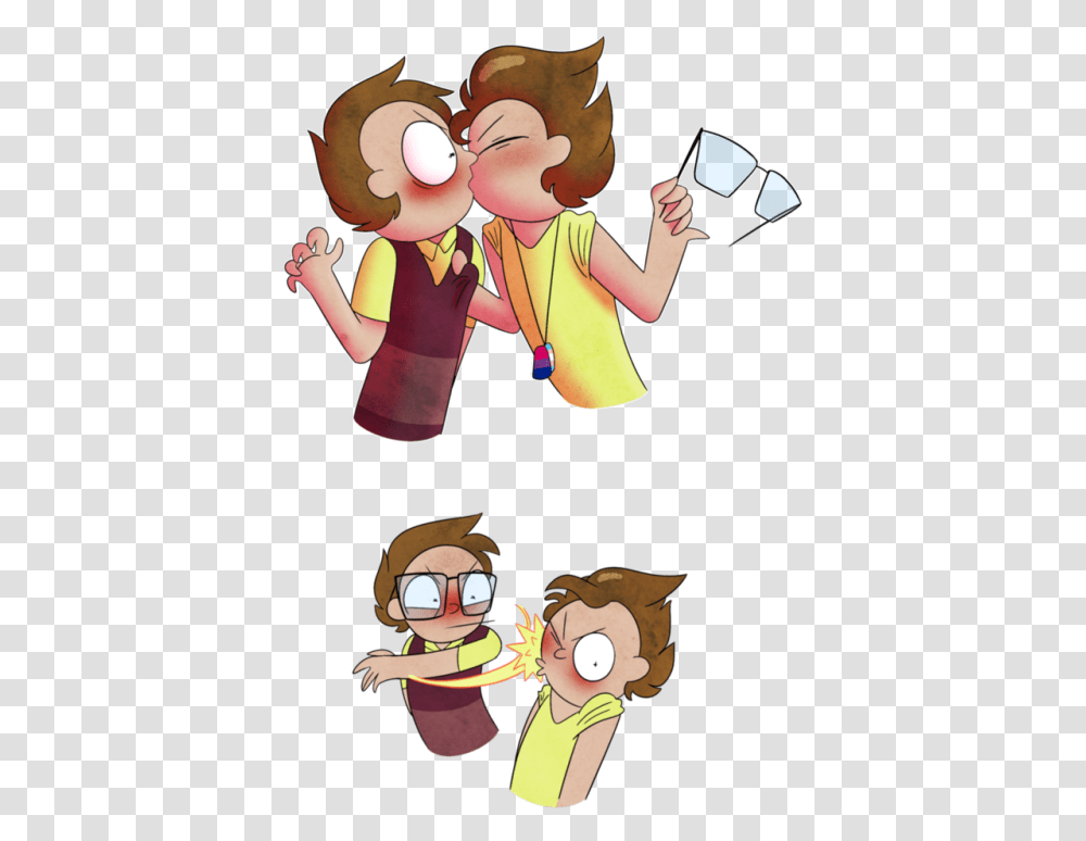 M Othfeets Rick And Morty Slick Morty, Person, Crowd, People, Outdoors Transparent Png