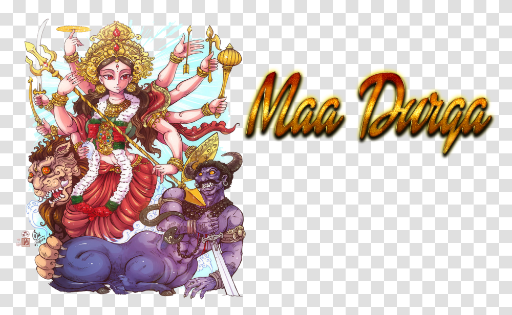 Maa Durga Images Maa Durga Name, Person, Human, Crowd, Carnival Transparent Png
