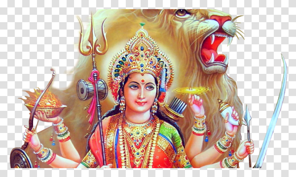 Maa Durga Mata Download Durga Mata Hd Photo, Person, Human, Crowd, Face Transparent Png