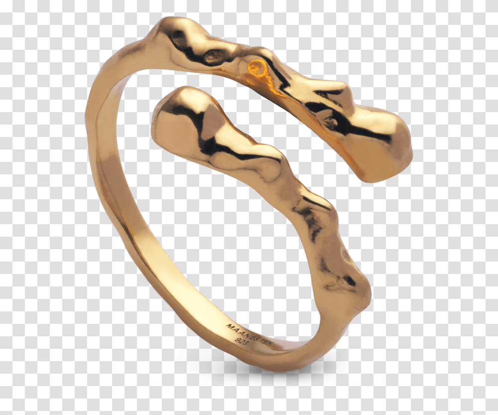 Maanesten Lara Ring Slv, Hand, Gold, Bronze, Claw Transparent Png