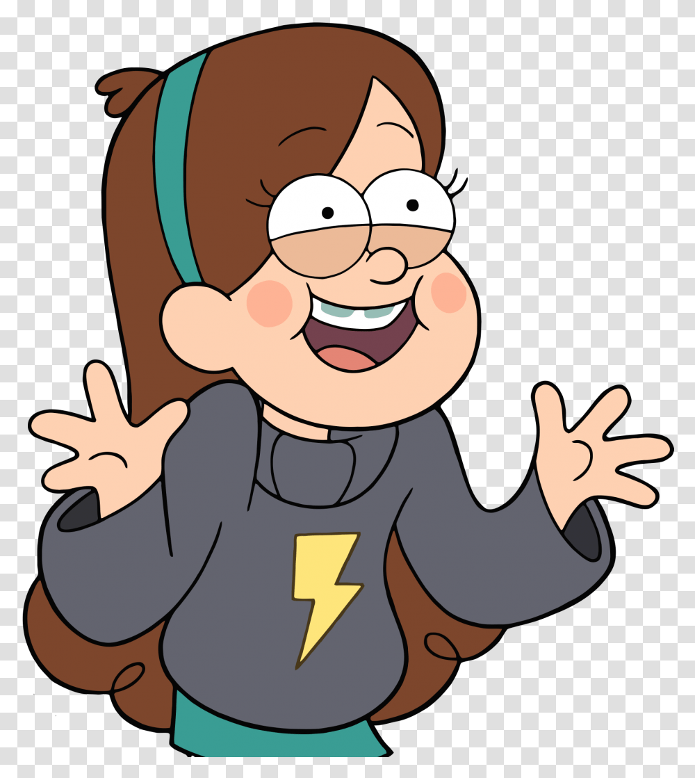 Mabel Lightning Bolt, Face, Head, Performer, Finger Transparent Png