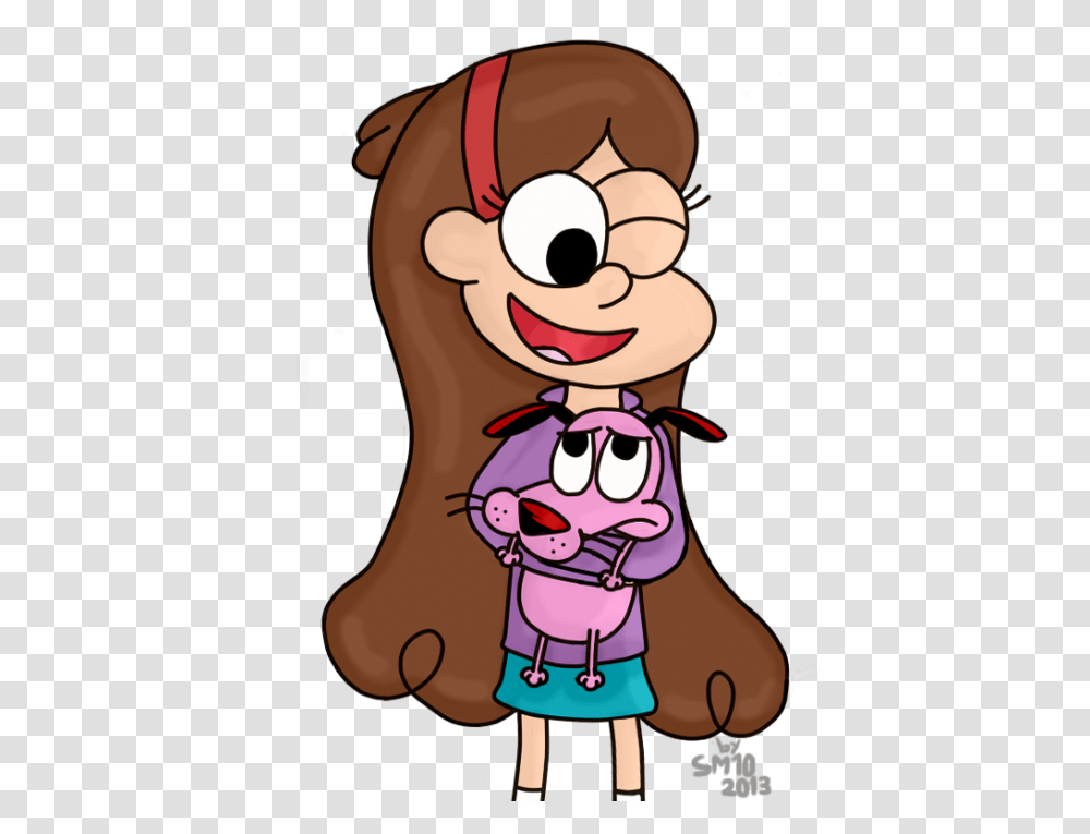 Mabel Meets Courage Gravity Falls Know Your Meme Transparent Png