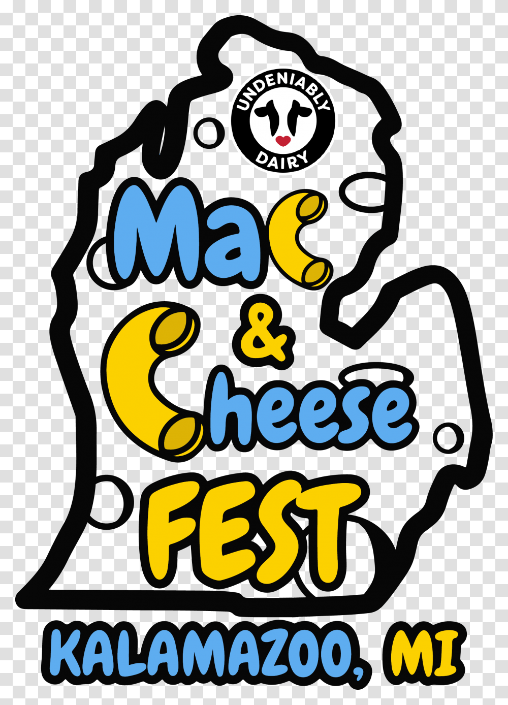 Mac And Cheese Fest Logo, Label, Sticker, Number Transparent Png