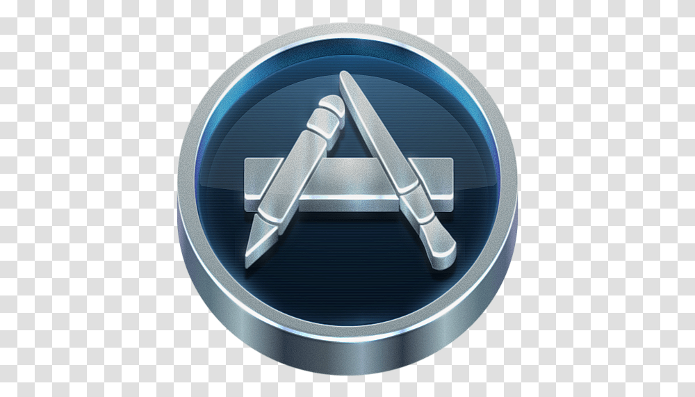 Mac App Store Icon Puerta De Europa, Symbol, Emblem, Logo, Trademark Transparent Png