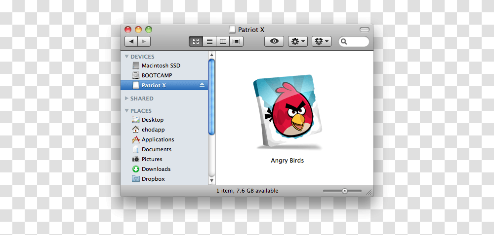 Mac App Store Initial Impressions - Tons Of Potential Angry Birds, Text, Electronics, Id Cards, Document Transparent Png