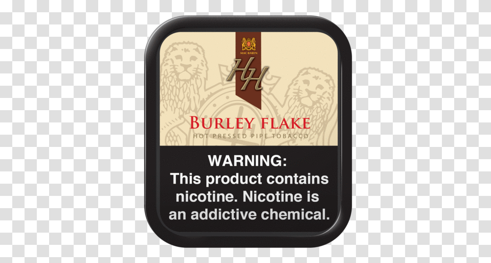Mac Baren Hh Burley Flake Pipe Tobacco Pipe Tobacco Eye Shadow, Label, Mobile Phone, Coffee Cup Transparent Png