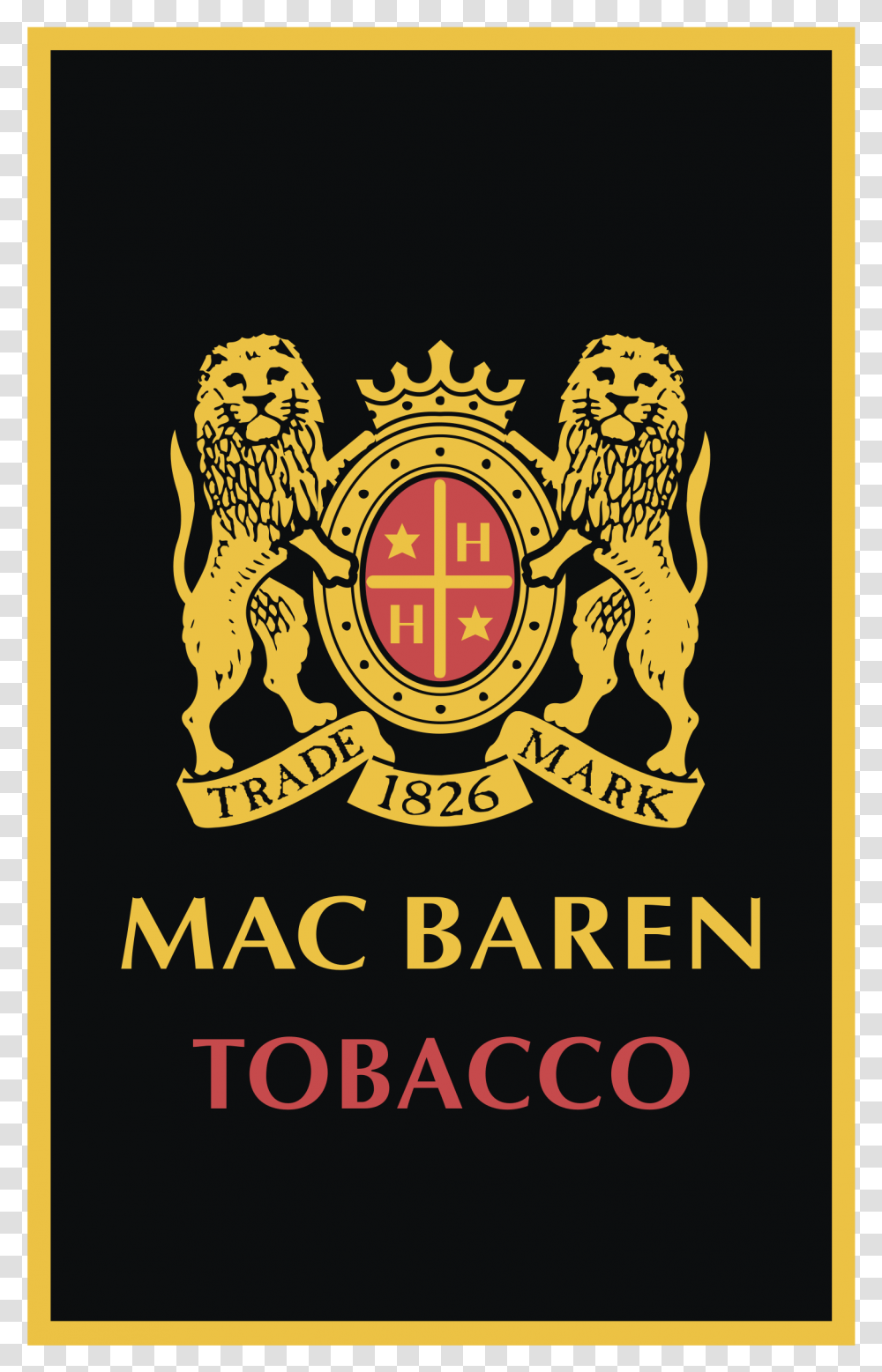 Mac Baren Tobacco Logo, Trademark, Poster, Advertisement Transparent Png