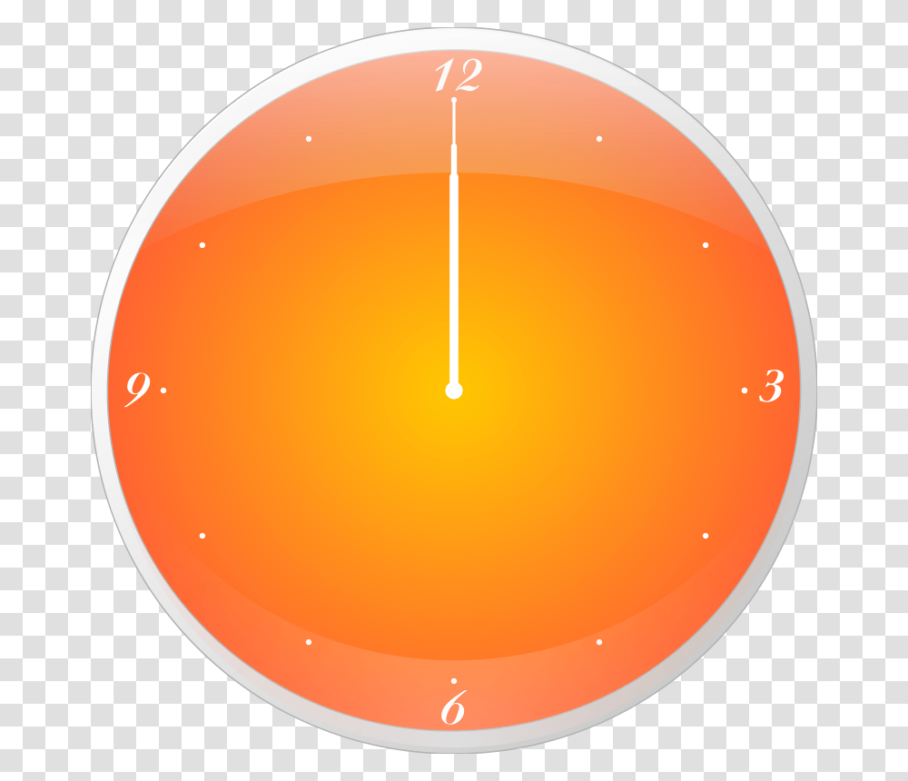 Mac Clock Orange Clock Vector, Sphere, Balloon Transparent Png