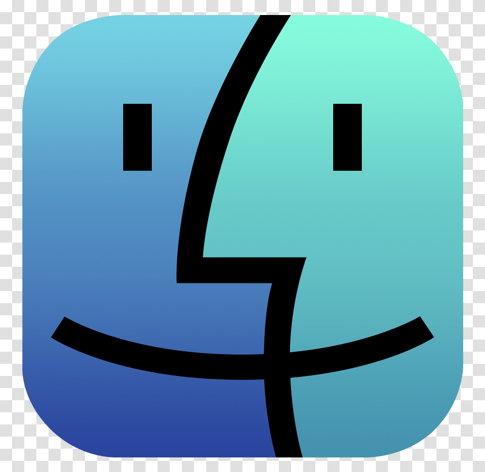 Mac Finder Icon Ios Finder Osx Yosemite Icon, Number, Cross Transparent Png