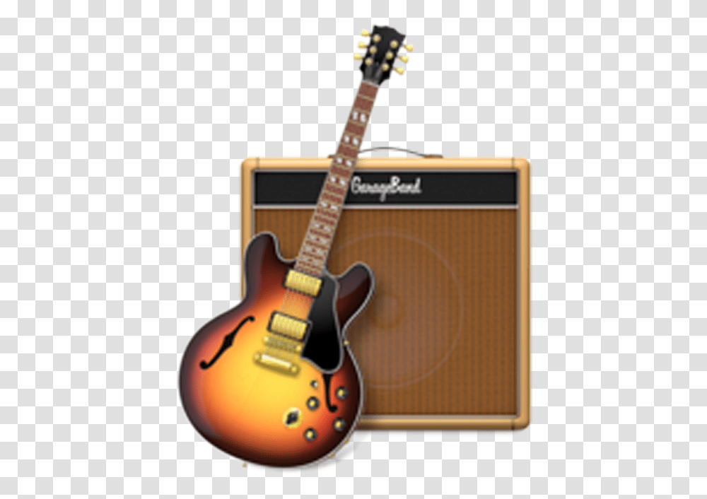 Mac Garageband Logo, Guitar, Leisure Activities, Musical Instrument, Electric Guitar Transparent Png
