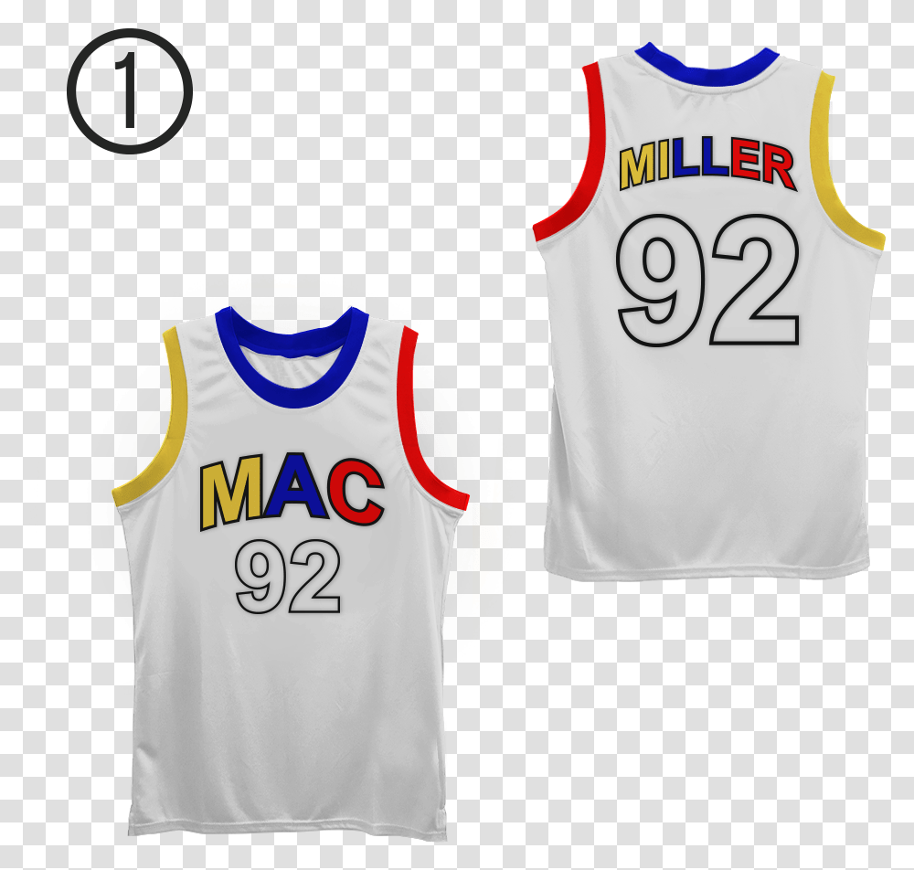 Mac Miller 92 White Basketball Jersey Sleeveless, Clothing, Apparel, Shirt, Bib Transparent Png
