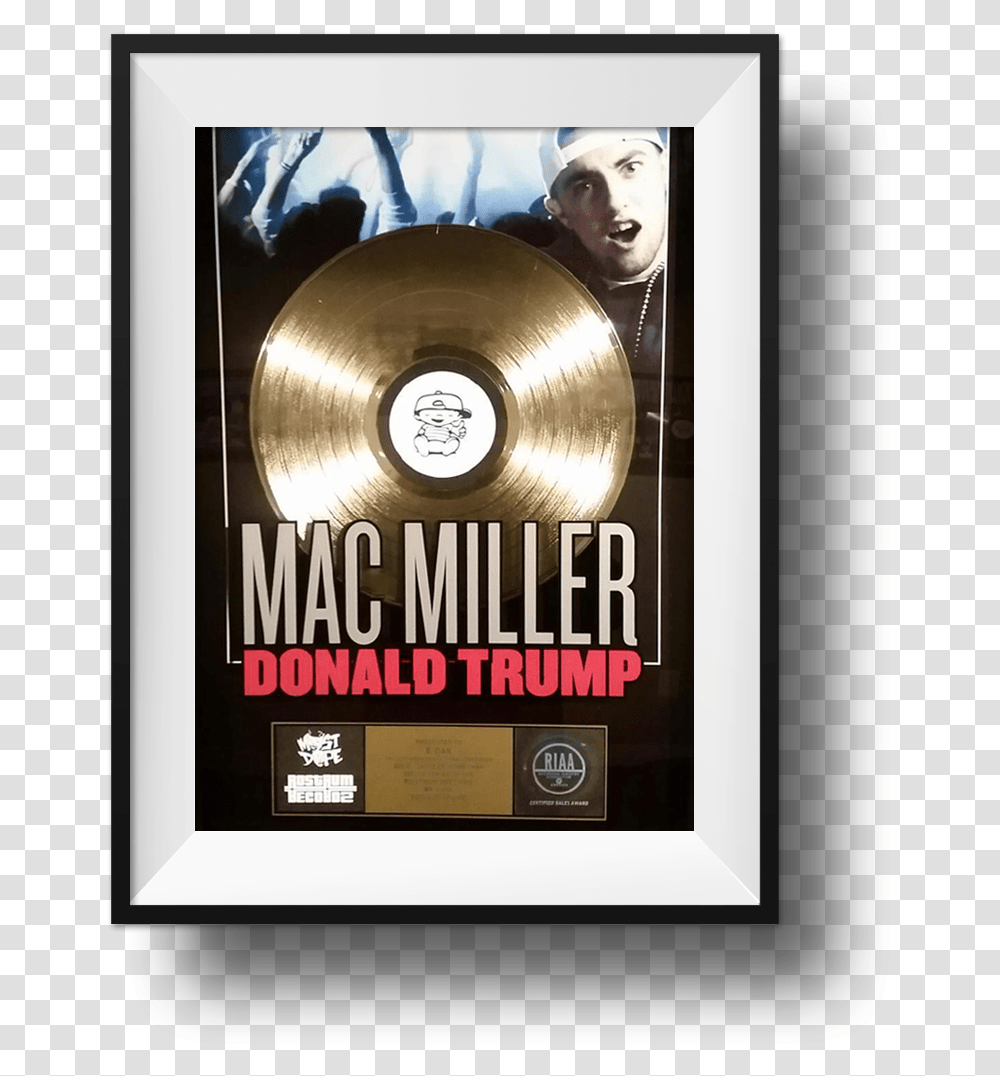 Mac Miller Donald Trump Album, Disk, Person, Human, Dvd Transparent Png