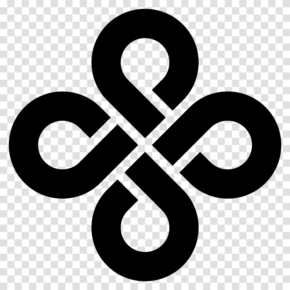 Mac Mouse Hand Celtic Knot Stencil Square, Gray, World Of Warcraft Transparent Png