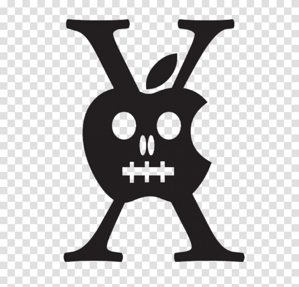 Mac Os X Jolly Rogers Sticker, Stencil, Label Transparent Png