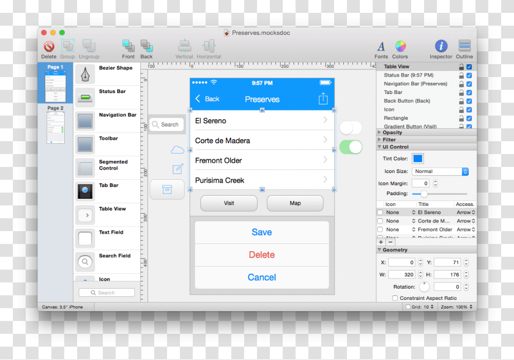 Mac Os X Mockup, File, Page, Menu Transparent Png