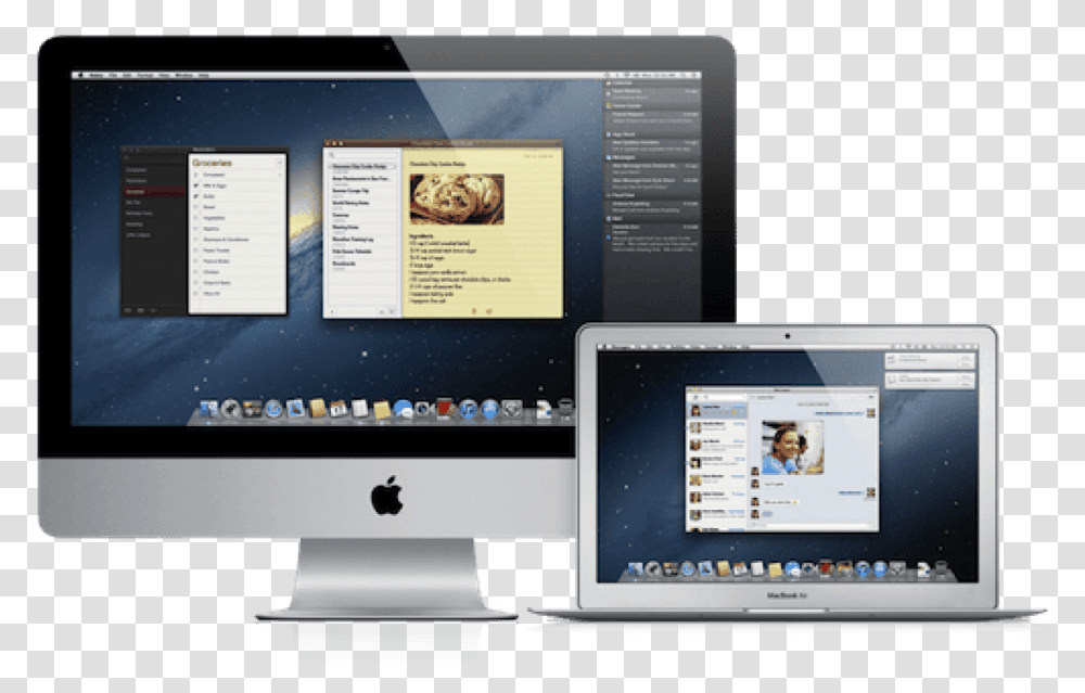 Mac Os X Mountain Lion, Computer, Electronics, Monitor, Screen Transparent Png