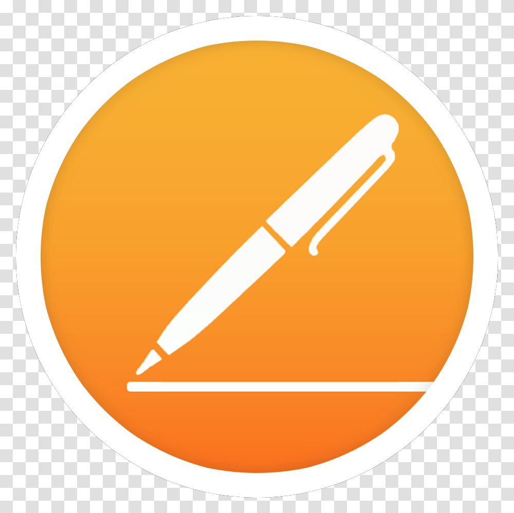 Mac Pages Icon, Pen, Letter Opener, Knife, Blade Transparent Png