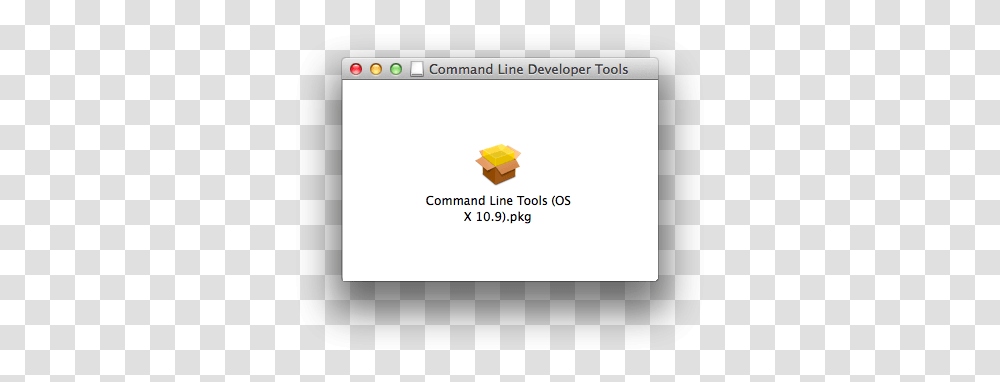Mac Xcode Command Line Tools Installation Instructions Package Icon, Business Card, Paper, Text, File Transparent Png