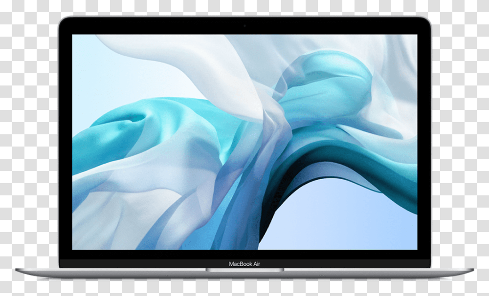 Macbook Air 2018 Silver, Monitor, Screen, Electronics, Display Transparent Png