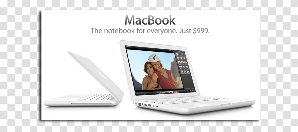 Macbook First White Macbook, Pc, Computer, Electronics, Laptop Transparent Png