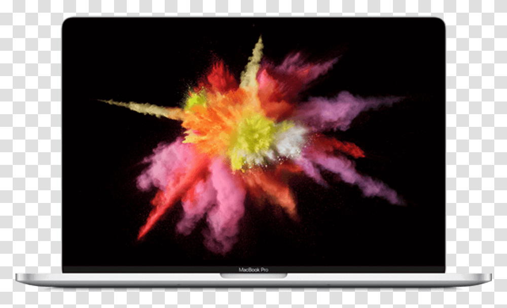 Macbook Image Color Burst Powder, Pattern, Monitor, Screen, Electronics Transparent Png